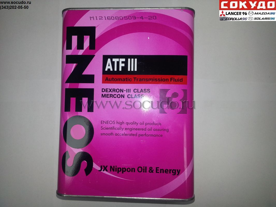 Масла атф 6. Масло трансмиссионное ATF Dexron III 4л ENEOS oil1309. Масло ENEOS ATF Dexron 4л. ENEOS Dexron 3 артикул. ENEOS масло ATF Dexron-lll 4л.